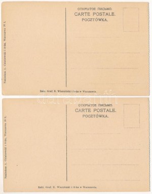 Warszawa, Varsovie, Warschau; Nakladem A. Chlebowski i S-ka - libretto di cartoline ante 1945 con 20 cartoline...