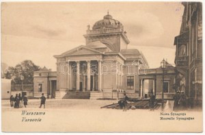 1915 Warszawa, Varsovie, Warschau, Warszawa; Nowa Synagoga (EK)