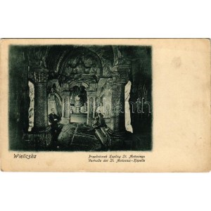 Wieliczka, Przedsionek Kaplicy St. Antoniego. Naklad A. Szuberta / intérieur de la chapelle de la mine (EK)