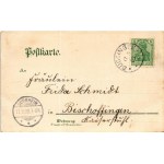 1903 Britzingen (Müllheim), Handlung v. Kathr. Hieber, Post &amp; Telephon, Ruine Neuenfels, Gasthaus zur Krone...