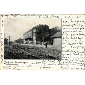 1906 Emmendingen, nádraží (EB)