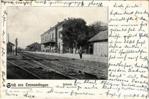 1906 Emmendingen, železničná stanica (EB)