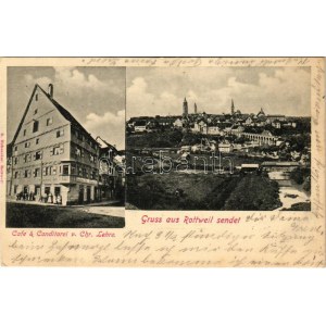 1907 Rottweil, Café &amp; Conditorei v. Chr. Lehre / kaviareň a cukráreň