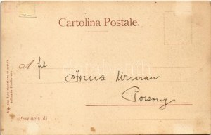 1898 (Vorläufer) Castellammare di Stabia, Il Porto / port (traces de colle)