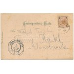 1897 (Vorläufer) San Candido, Innichen (Südtirol) ; Wildbad, Hofmarkt, Haunold, Pusterthaler Volkstracht...