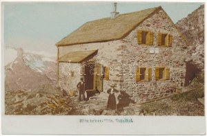 Stubaital, Stubaithal (Südtirol); Hildesheimer Hütte / casa di riposo per turisti di montagna. Fritz Gratl mano...