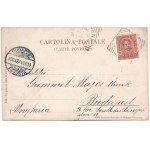 1900 Venezia, Benátky; Festa del Redentore (Al Lido pel levar del sole), Hotelová reštaurácia Cavalletto ...