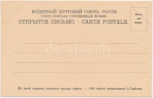 Souvenir de Russie / Pozdrowienia z Rosji, folklor, rynek. Edition A. Malevinsky Art Nouveau...