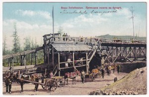 Transbaikal, Transbaikalia, Trans-Baikal; Lavage d'or / zlatý důl, praní zlata