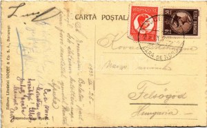 1933 Bukareszt, Bukarest, Bucuresti, Bucuresci; B-dul Bratianu, Rudolf Mosse S.A., Sun Insurance Office Ltd., Londyn. London...