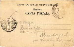 1904 Bukurešť, Bukarest, Bucuresti, Bucuresci; Piata Sf. Anton / námestie, trh (mokré poškodenie)