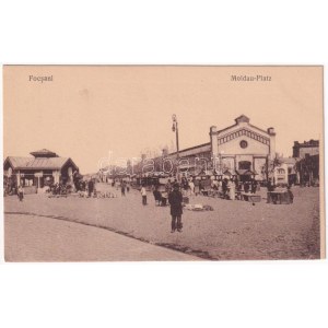 Focsani, Foksány (Moldavsko); Moldau Platz / market