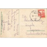 1918 Ploiesti, Ploesti, Ploesci; plac, widok ulicy, bank, sklepy (fa)