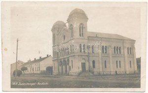 Radauti, Radóc, Radautz (Bukovina, Bucovina, Bukowina); Judentempel / zsinagóga / synagogue. photo (non PC) (vágott ...
