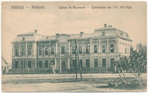 1923 Radauti, Radóc, Radautz (Bucovina, Bucovina, Bukowina); Cercul de Recrutare, Comando del 114. Inf. Inf.-Rgts. ...