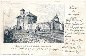 1901 Suceava, Suczawa, Szucsáva, Szőcsvásár (Bukovina, Bucovina, Bukowina); Zamca (odinioara manastire armeneasca) ...