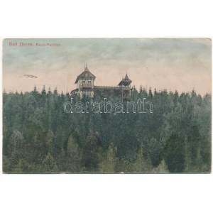 1908 Vatra Dornei, Dornavátra, Bad Dorna-Watra (Bukovina, Bucovina, Bukowina); Runc-Pavillon / kúpeľný pavilón (mokré poškodenie...