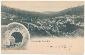 1905 Senjski Rudnik, Uhelný důl, průmyslová železnice (EK)