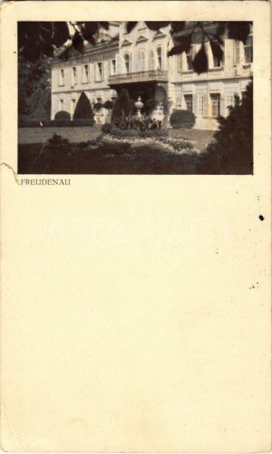 1927 Crnci, Schirmdorf (Apace) ; Freudenau Mansion, castle / Meinlov grad (tear)