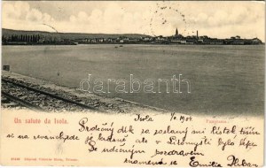 1904 Izola, Isola; železničné trate