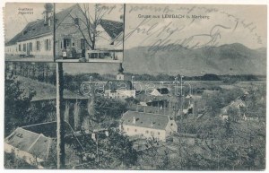 1910 Limbus, Lembach (Maribor, Marburg); Gasthaus Jägewirt / hotel i restauracja