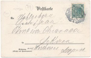 1902 Maribor, Marburgo; Deutsches Studentenheim. Carl Franz / Studenti tedeschi. Ed. Strache Art Nouveau, floreale...