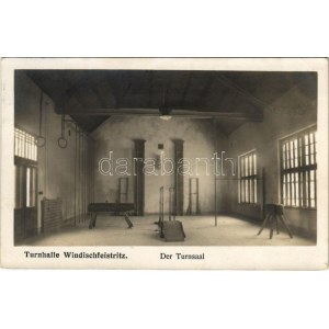 Slovenska Bistrica, Windisch-Feistritz; Der Turnsaal / wnętrze sali gimnastycznej. F. Erben 1912. (fl)