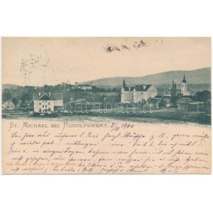 1900 Smihel, San Michele bei Rudolfswerth (Novo Mesto); (pieghe)