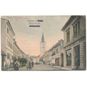 Vinica, Weinitz (Crnomelj) ; Kavarna / rue, café, magasin (EB)