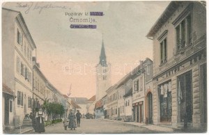 Vinica, Weinitz (Crnomelj); Kavarna / Straße, Cafe, Geschäft (EB)