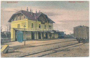 Berezhany, Brzezany, Berezsani; Dworzec kolejowy / železničná stanica, vlak