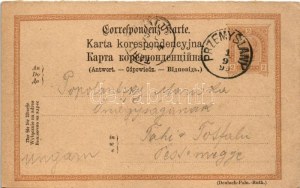1899 (Vorläufer) Bilka (Peremyshliany, Przemyslany), Eingang zur Kirche / vstup do kostela, rukopis...