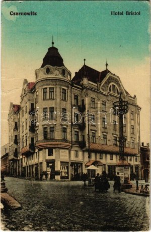 Czerniowce, Czernowitz, Cernauti, Csernyivci (Bukowina, Bucovina, Bukowina); Hotel Bristol...