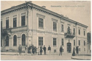 Chernivtsi, Czernowitz, Cernauti, Csernyivci (Bukovina, Bucovina, Bukowina) ; Gendarmerie Kaserne...