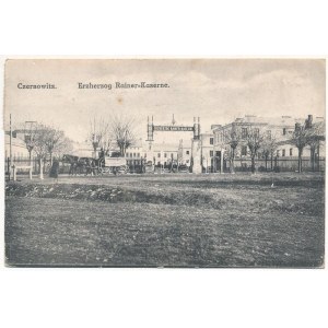 1918 Chernivtsi, Czernowitz, Cernauti, Csernyivci (Bukovina, Bucovina, Bukowina); Erzherzog Rainer-Kaserne. Verlag A...