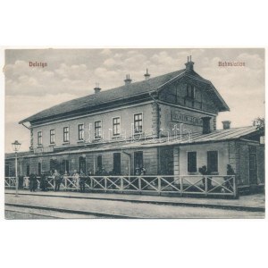 1911 Deliatyn, Delatin, Delatyn, Deljatin; Bahnstation / railway station (EK)