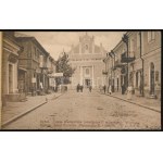 Dubno - pre-1945 booklet with 10 postcards in mixed quality: school, street, church, shops, post office, monastery...