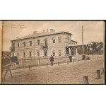 Dubno - pre-1945 booklet with 10 postcards in mixed quality: school, street, church, shops, post office, monastery...