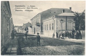 1915 Ivano-Frankivsk, Stanislawów, Stanislau; Ulica Pelesza street (EK) + 