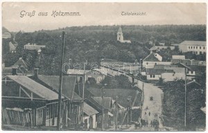 1917 Kitsman, Kotzmann (Bukovina, Bukowina); Totalansicht + 