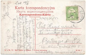 1915 Kolomyia, Kolomyja, Kolomyya, Kolomea; Ulica Sobieskiego / Sobieska Gasse, Apotheke / street view, pharmacy. W.L..