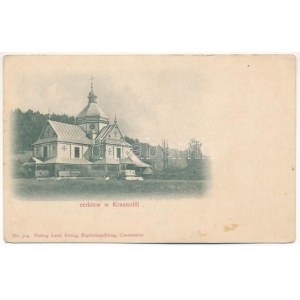 Krasnoillya (Verkhovyna), cerkiew w Krasnoilli / old church (EK)