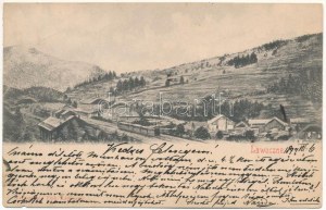 1899 (Vorläufer) Lavochne, Lawotschne, Lavocsne, Lawoczne ; gare, train (déchirure)