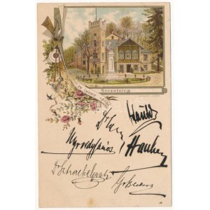 1898 (Vorläufer) Ľvov, Ľvov, Lemberg; Strzelnica / strelecká hala. C. Jurischer Art Nouveau, kvetinový, litografický (fl...