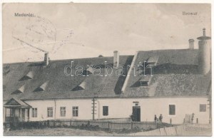 1917 Medenychi, Medenice; Browar / Brauerei (Rb) + 