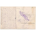 1917 Medenychi, Medenice; Browar / pivovar (Rb) + Zensuriert K.u.k. Zensurstelle Sambor Expostiur Drohobycz...