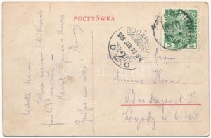 1909 Pidvolochysk, Podwoloczyska; Dworzec kolejowy z ruskiej strony / Bahnhof von russischer Seite ...