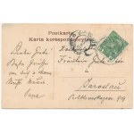 1907 Rava-Ruska, Rawa Ruska ; vue de la rue avec un magasin. Lichtdruck Hofphotograph Adolph (EB)
