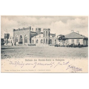 1905 Sadhora, Sadagóra, Sadigura; Bethaus des Wunder-Rabbi. Verlag von Simon Gross / Żydowski dom modlitwy...