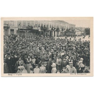 Stryi, Stryj, Strij; Konzert am Ringplatz (2. VI. 1915.) / WWI German military band's concert (EK)